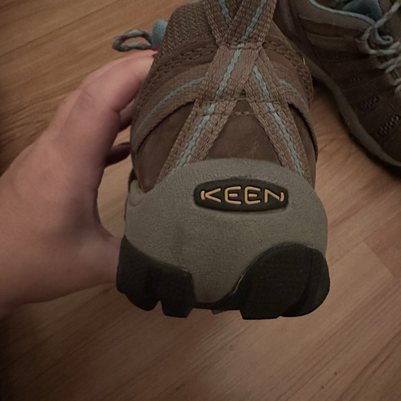 KEEN Women's Hiking Shoes Size 7.5 Targhee Trail Leather Brown Outdoor - Picture 2 of 6